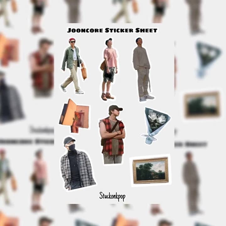 BTS Core Sticker Sheets for wholesale by Stuckonkpop