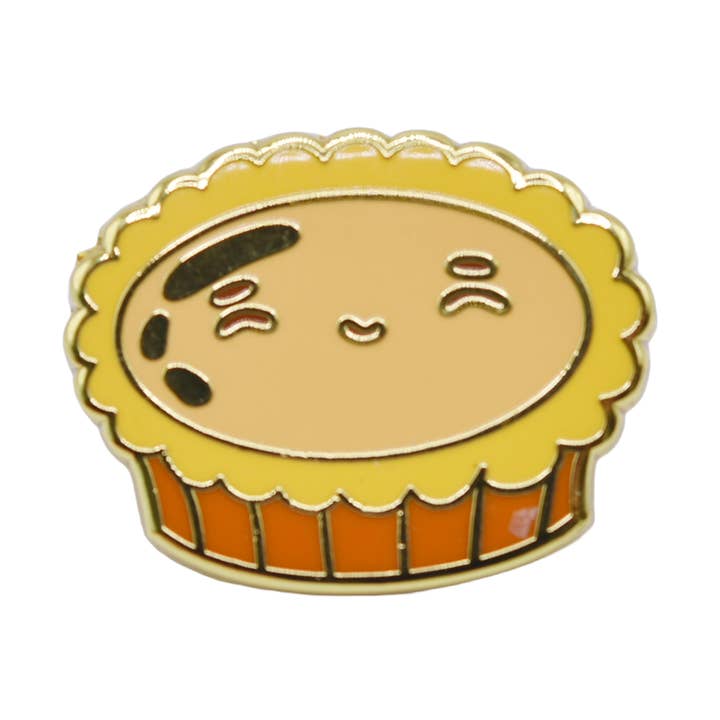 Egg Tart Pin | Asian Food Pin for wholesale by DoodlesbyIndy