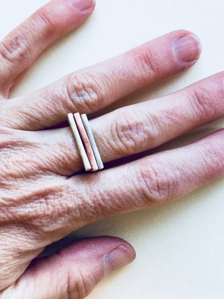 Lange staafring voor wholesale door Studio451Jewelry