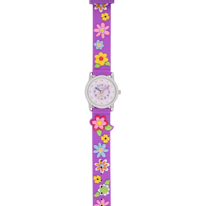 Solo Time USA - Venta al por mayor Reloj de pulsera - Niños - F6 - Reloj de cuarzo para niños Flower