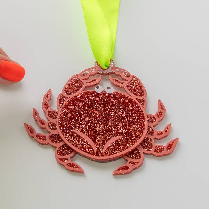 Crab Glitter Christmas Decoration - Crustacean Xmas Ornament and other Purchase wholesale frozen peeler crab. Free returns & net 60 terms on Faire trending on Faire.