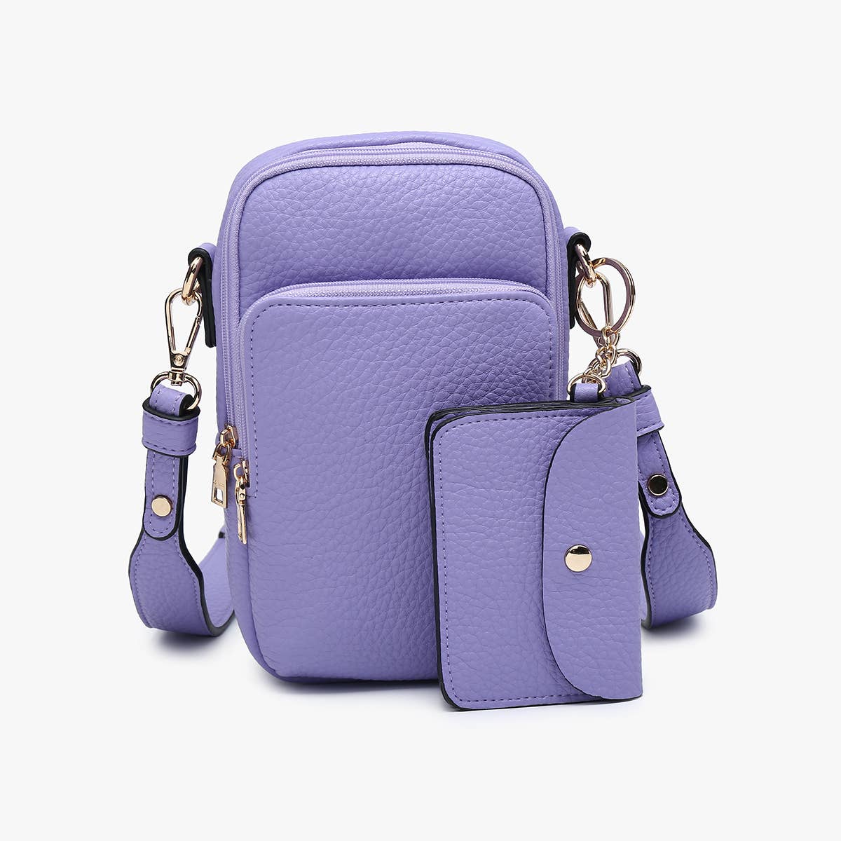 Jen & Co. - Vente Sac à bandoulière – femme - M2080 Sac à bandoulière Parker à 3 compartiments avec pochette10