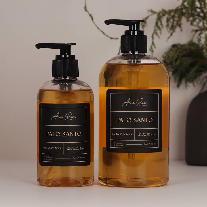 Aria Rose Bath Co - Wholesale Hand Soap/Wash - Palo Santo Hand + Body Liquid Soap - Dusk Collection3