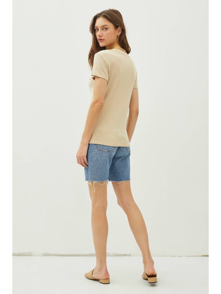 Be Cool - Wholesale T-Shirt - Women's - CLASSIC V-NECK SHORT SLEEVE SLIM T-SHIRT10