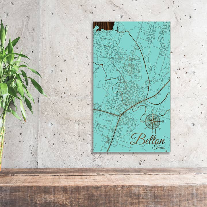 Texas: Belton Street Vis kort for engroshandel hos Fire & Pine