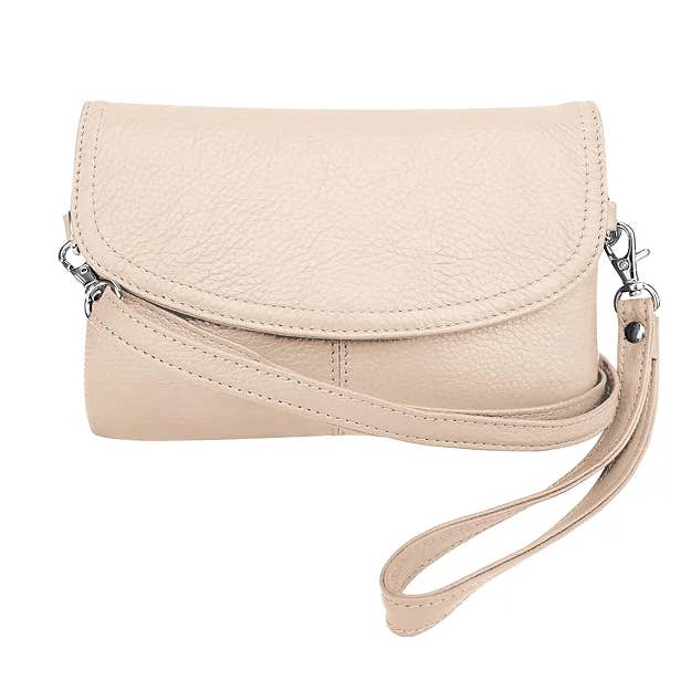 Roma Leathers, Inc. - Wholesale Crossbody Bag - Women's - W005 cowhide leather crossbody clutch bag
