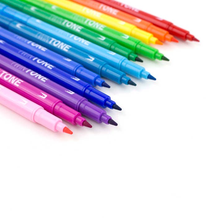 Tombow - Wholesale Marker - TwinTone Marker Set: Rainbow - 12-Pack3