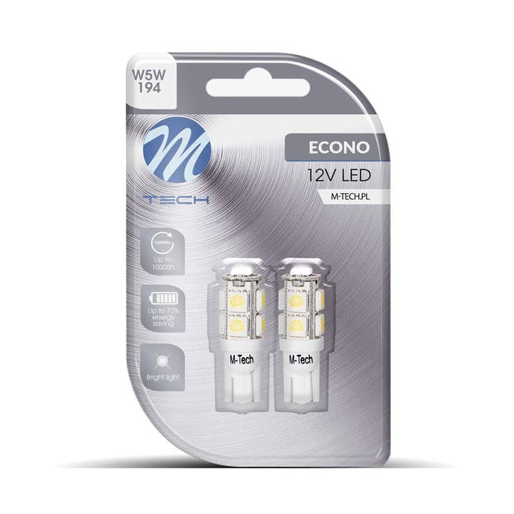 S&U FairTrade UG - Wholesale Light Bulb/Puck - Blister 2x Diode LED L058 - W5W 9xSMD5050 White 12V