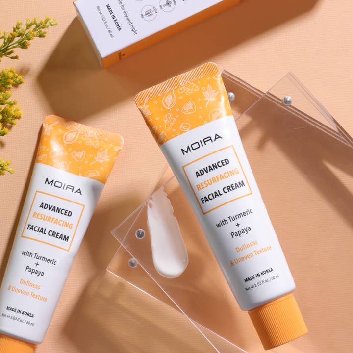 Moira Cosmetics - Wholesale Facial Moisturizer - Facial Cream 004 -Advanced Resurfacing Turmeric & Papaya