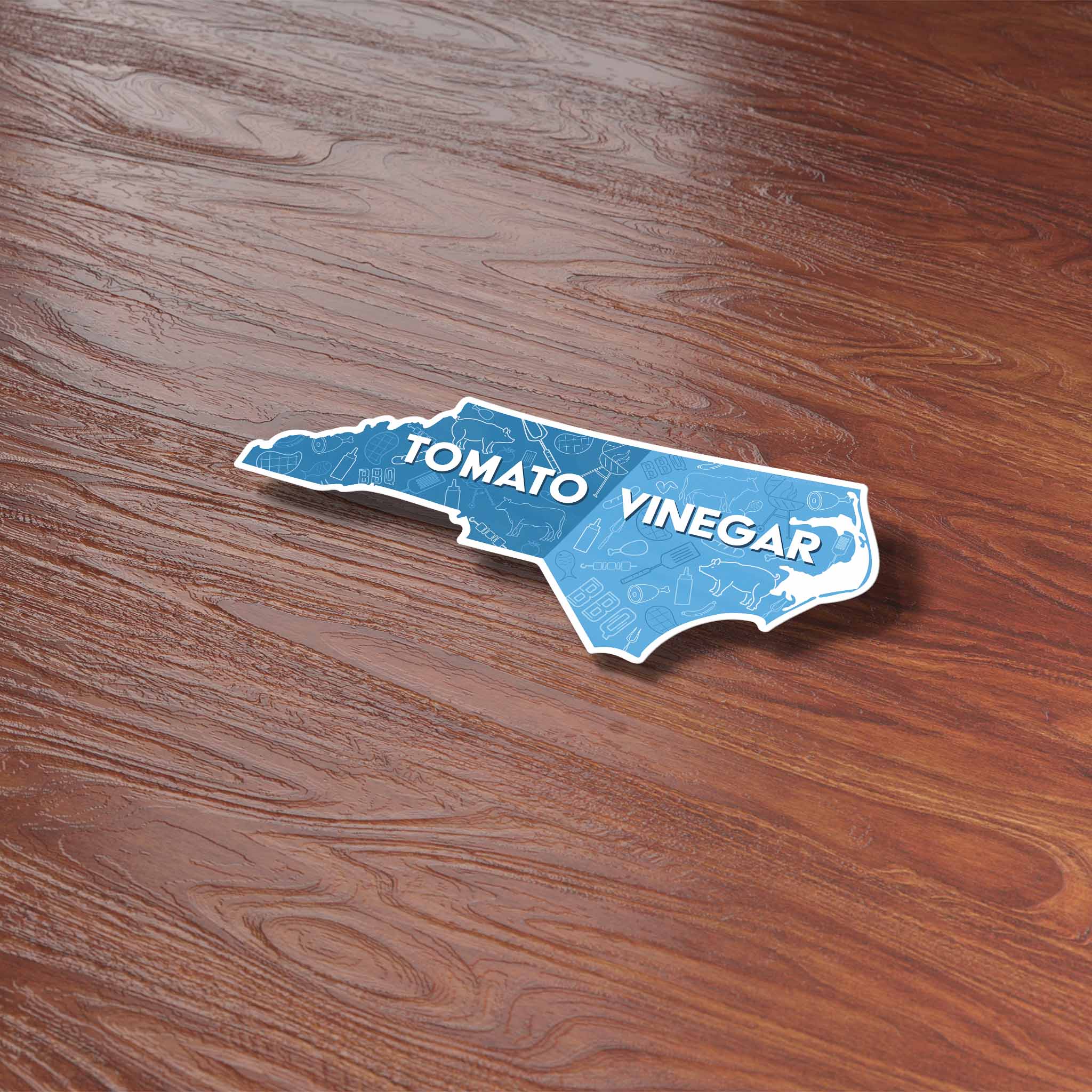 Sentinel Supply - Wholesale Sticker - Tomato Vinegar North Carolina BBQ Sticker - Funny NC Decal4