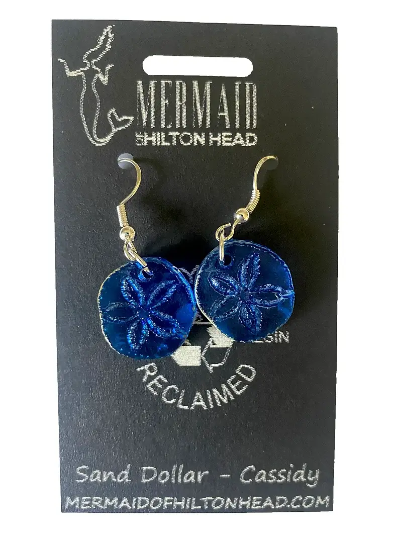 Mermaid of Hilton Head - Wholesale Dangle Earrings - Ocean Earrings - Made From Recycled Materials8