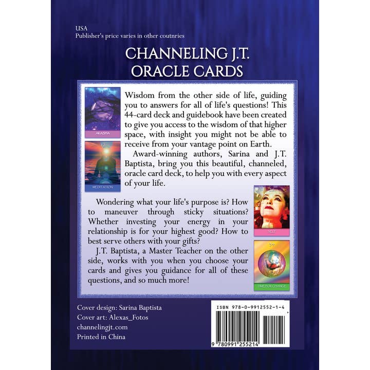 Bridge to Healing Press - Wholesale Tarot/Oracle Card - Channeling J.T. Oracle Cards: Wisdom from the Other Side2