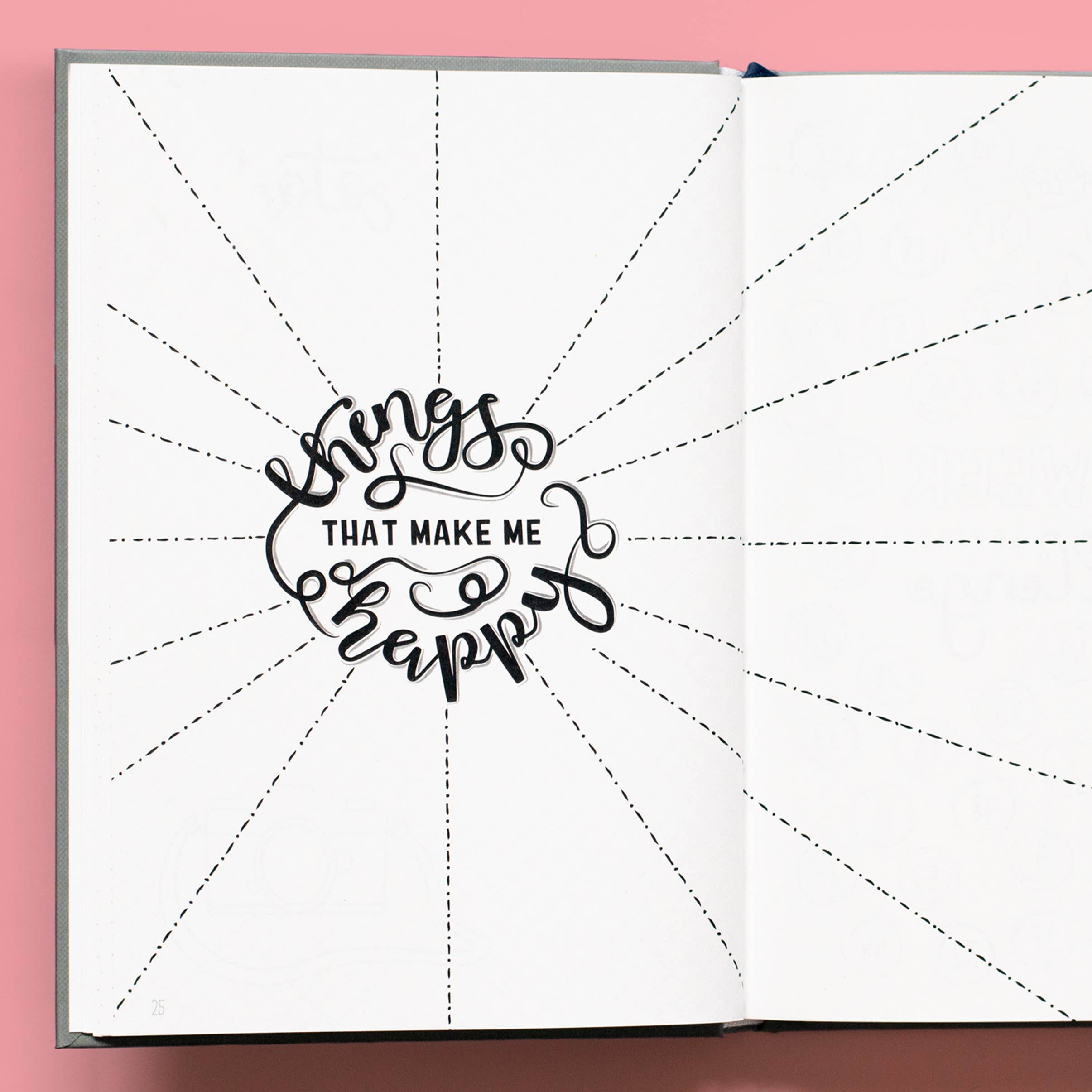 LILLA Journals – wholesale Journal/diary – Floral Weekly Bullet Journal | Undated illustrated planner3