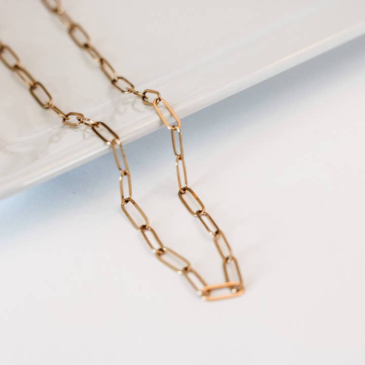 Pappersklämma Armband för wholesale av Joyful Bead Company