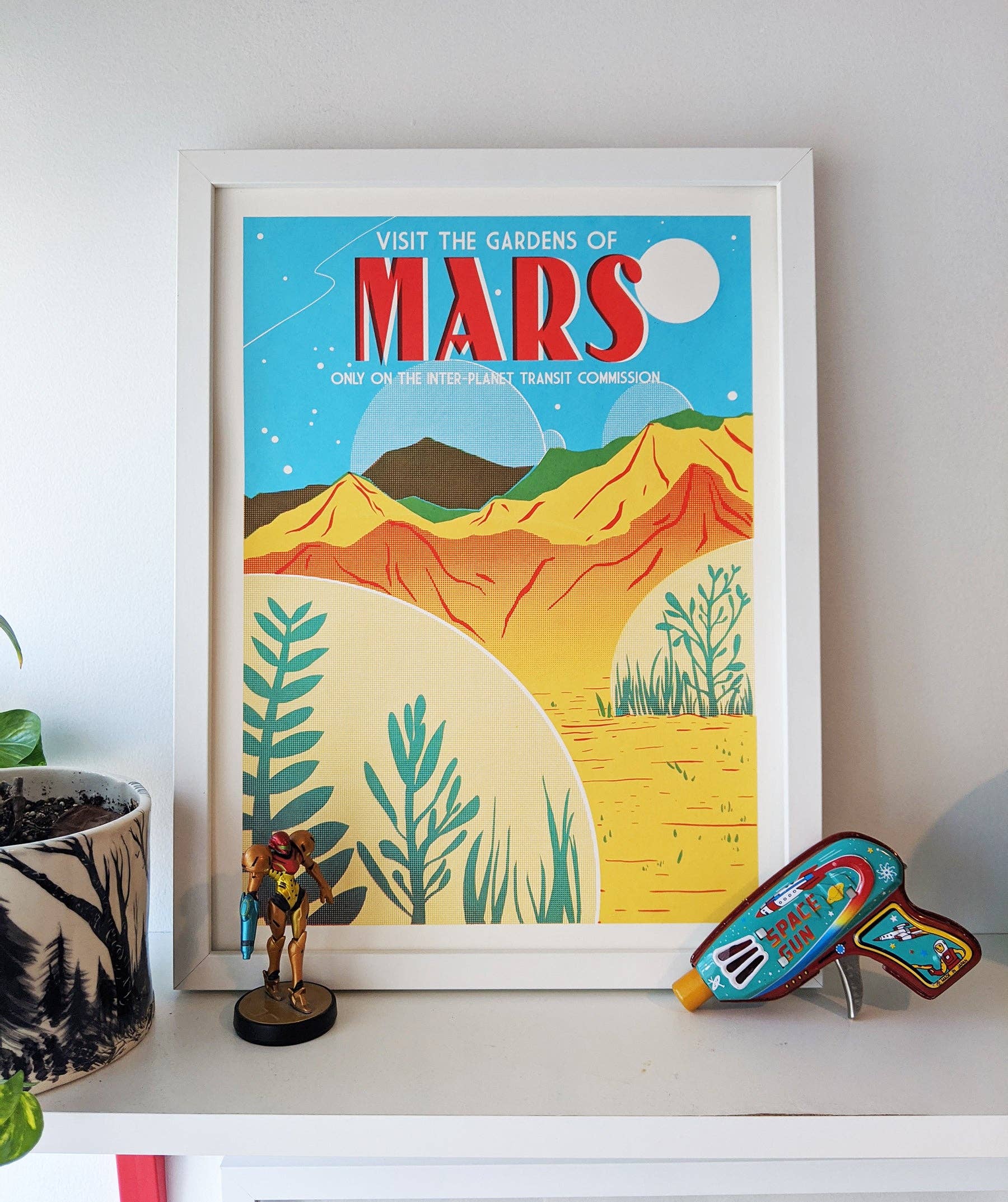 Secret Planet - Wholesale Art Print - Mars Screen Print2