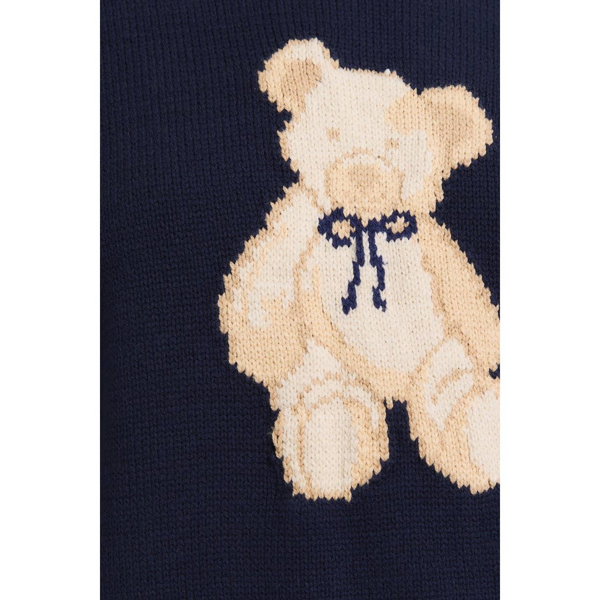 Apolline - Wholesale Knit Sweater - Women's - Long Sleeve Crew Neck Teddy Bear Graphic Sweater5