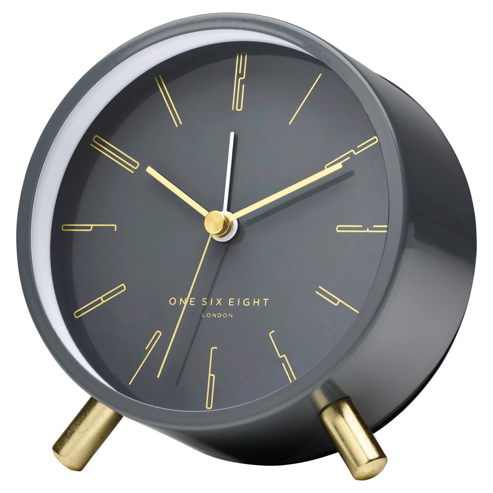 One Six Eight London by PS Home and Living – Engroshandel Vækkeur – Maya Trækul Grå Silent vækkeur1