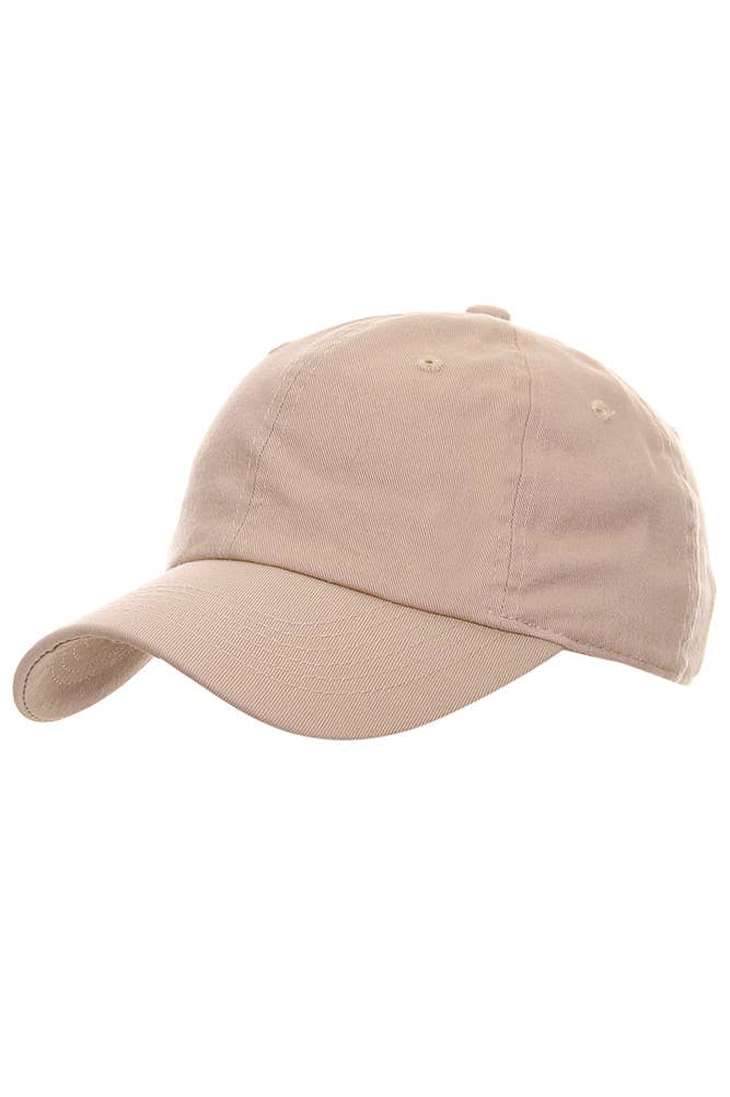 Hana - Wholesale Honkbalpet - Dames - C.C effen katoenen klassieke baseballpet6