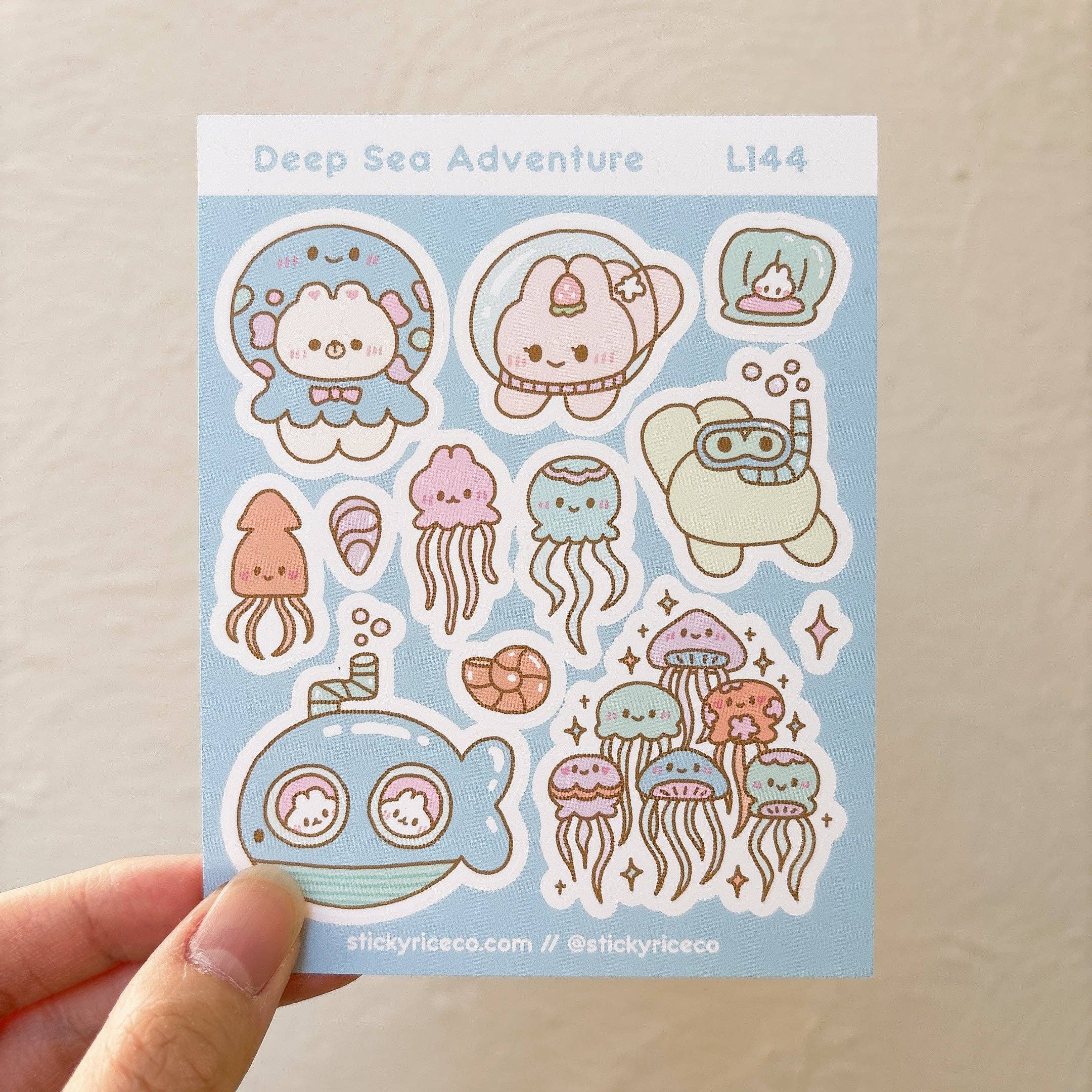 StickyRiceCo - Vente Autocollant - Feuilles d'autocollants mats pour le printemps 20240