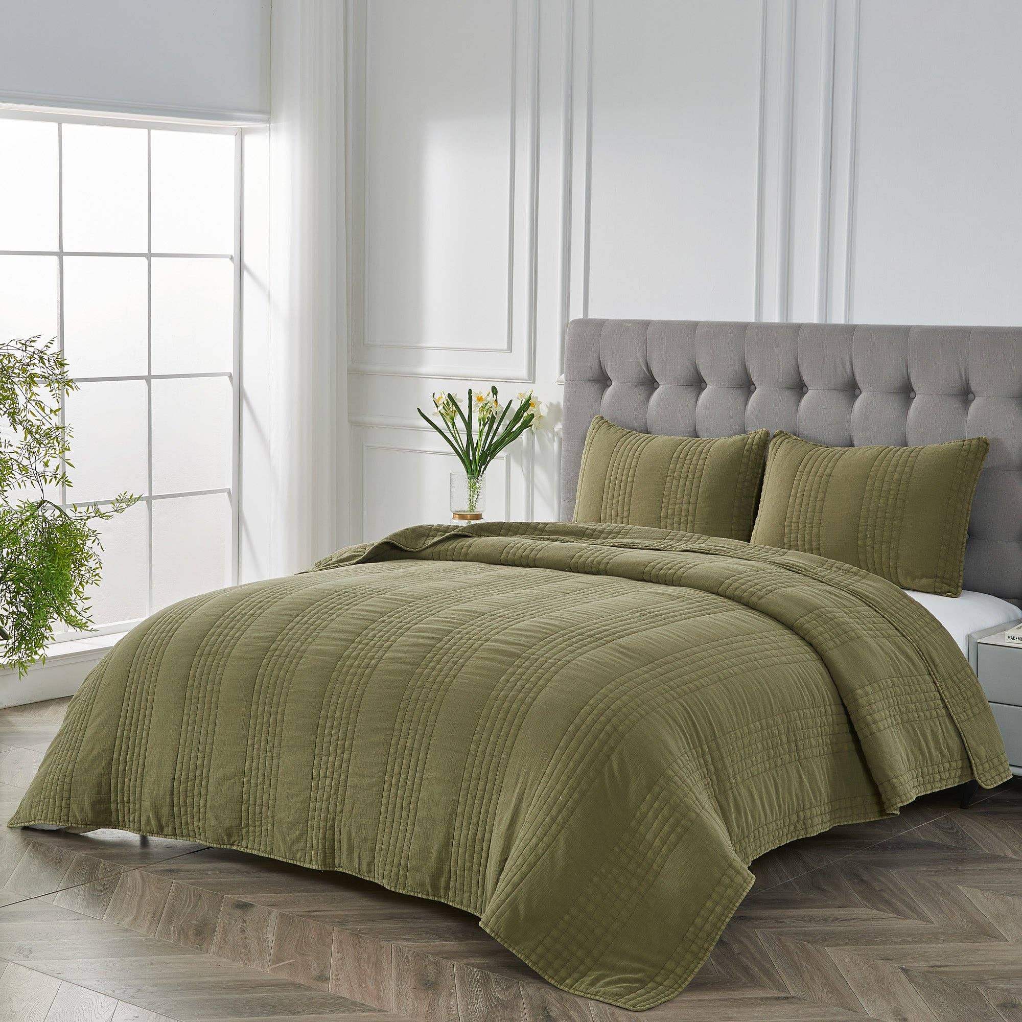 Mélange Home - Wholesale Quilt - Stonewashed Cotton Quilt Set39