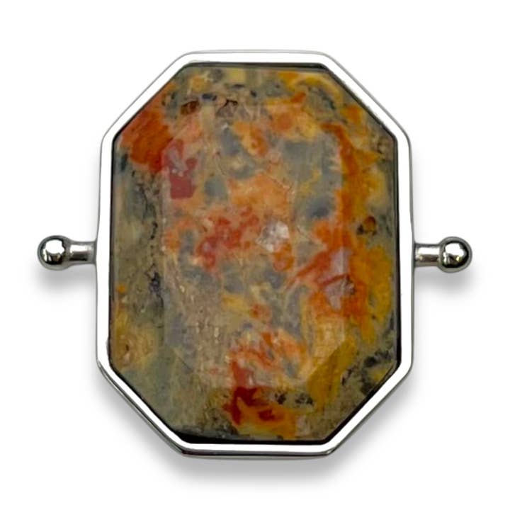 Leopard Skin Jasper Crystal Octangle™ – Jewelry Charm for wholesale by CONQUERing
