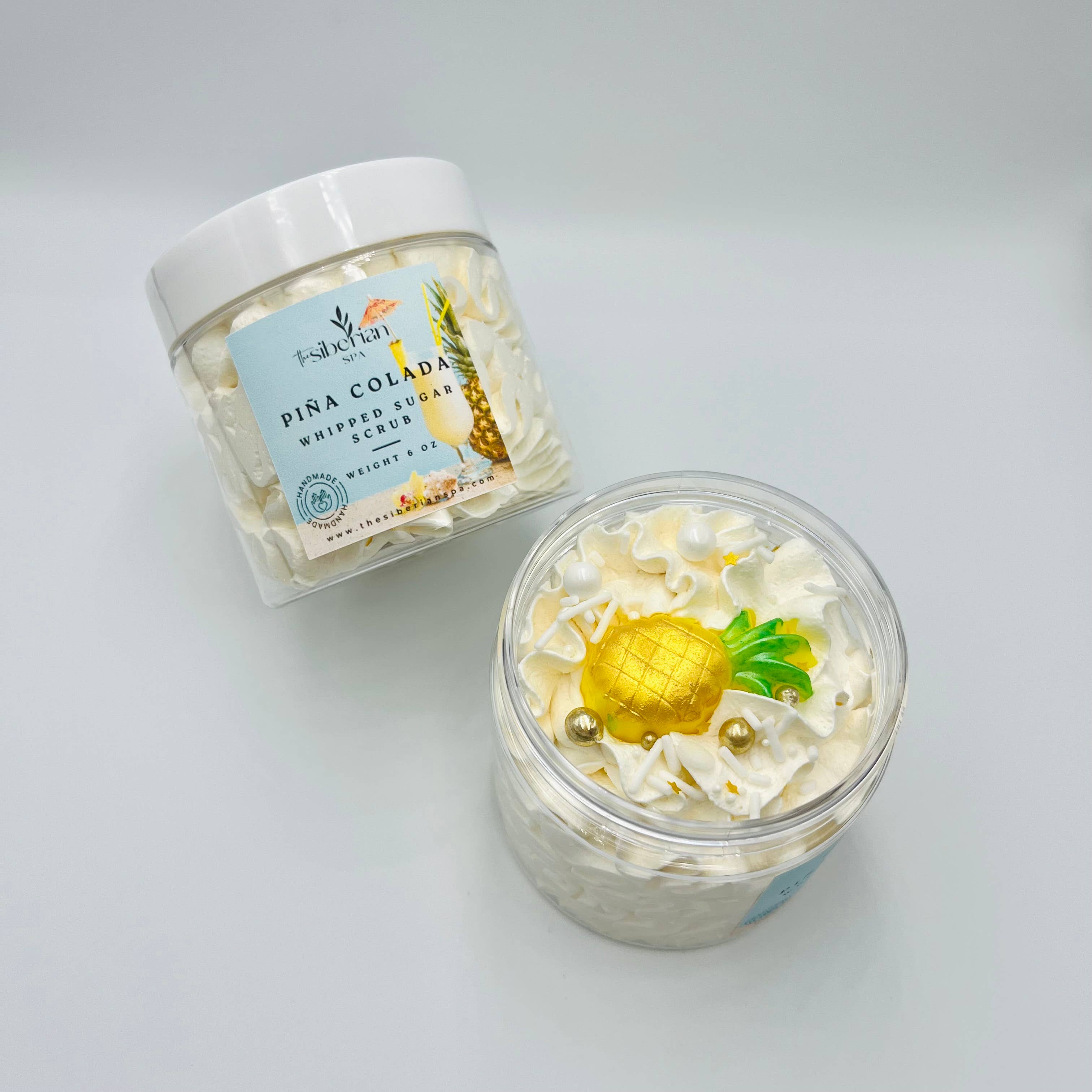 The Siberian Spa - Wholesale Body scrub/exfoliant - Piña Colada Whipped Sugar Scrub