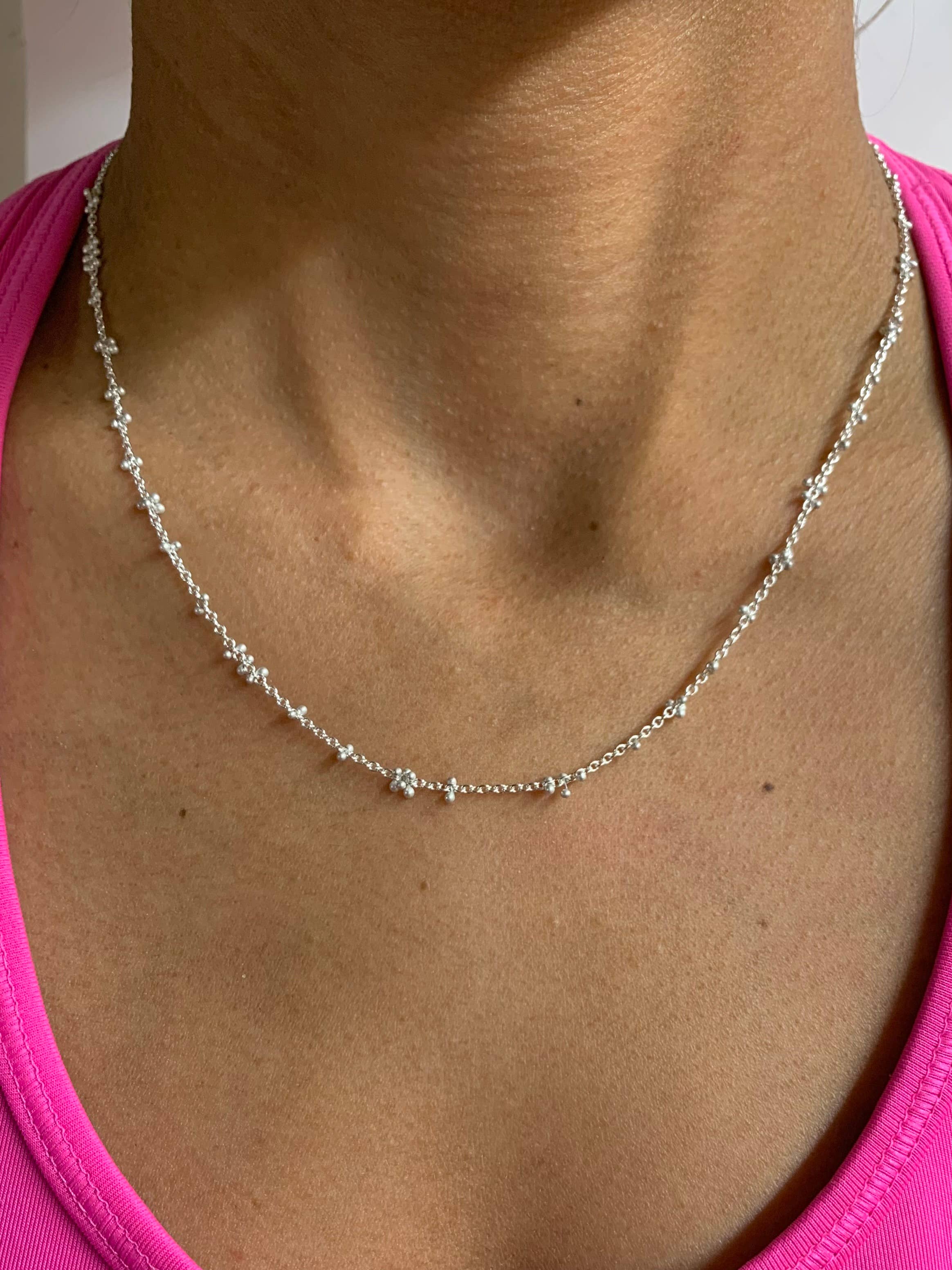 YedOmi Jewelry - Wholesale Link & Chain Necklace - Scattered Caviar Necklace3