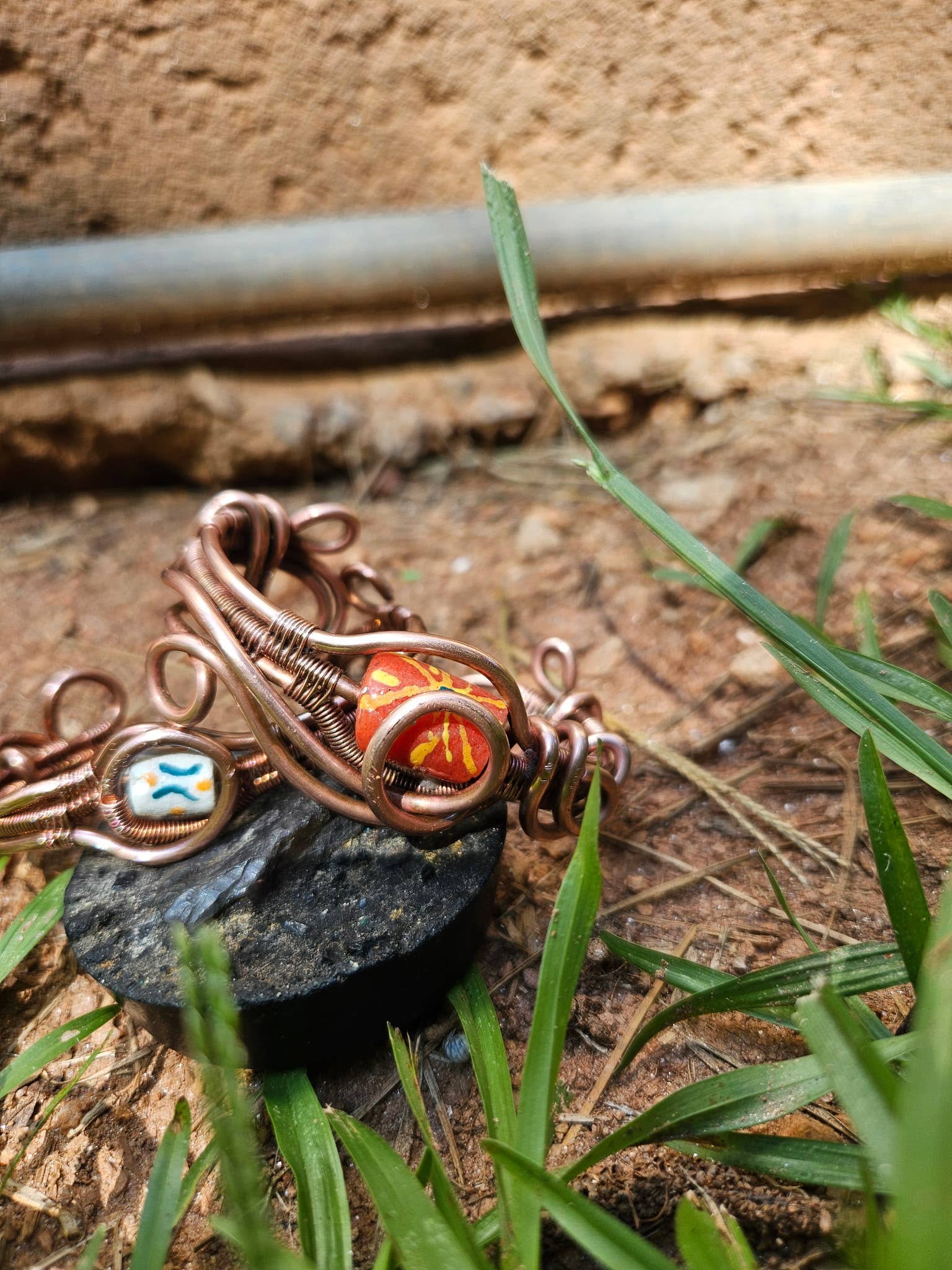 Essence Botanicals - Wholesale Beaded Bracelet - African Clay Bead Bracelet, African Bracelet, Clay Bead Brac1