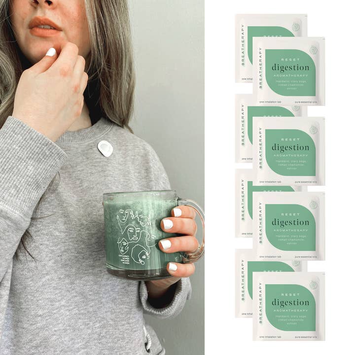 DIGESTION Aroma Patches Upset Tummy & Belly Comfort (8 ct.) for wholesale by Breatherapy