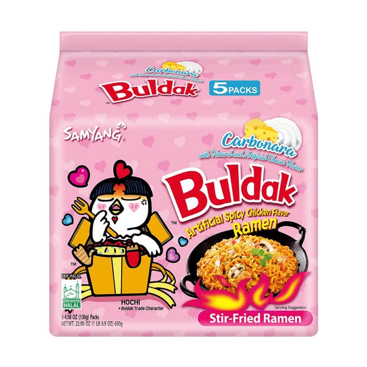 Curiosity Corner Exotic Snacks - Wholesale Ramen - Samyang Buldak Ramen Creamy Carbonara