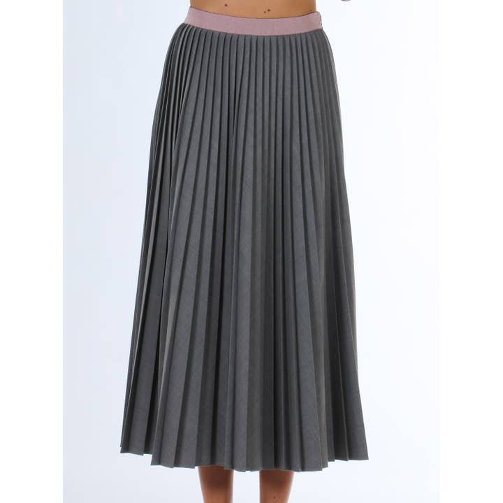 Saia plissada Mallow de 87 cm, tamanho único por atacado de GIORGIO GRATI