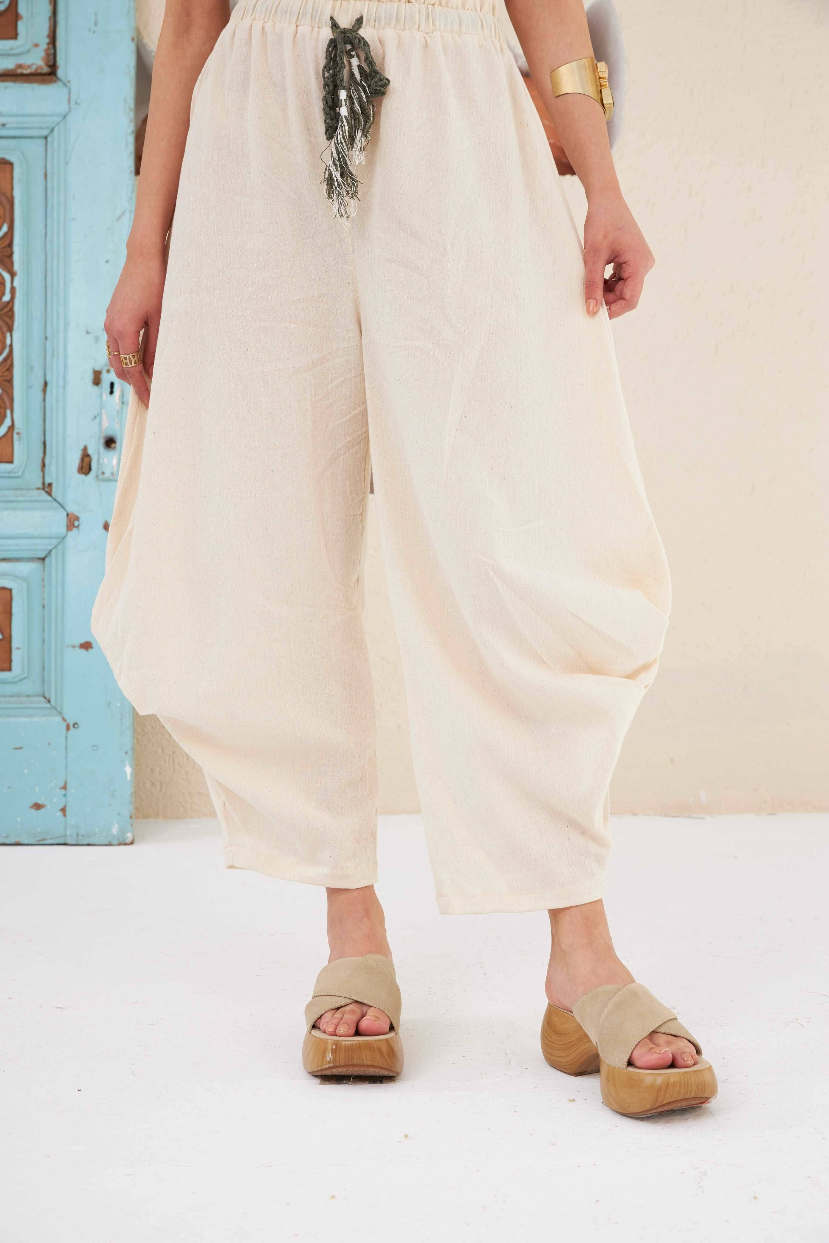 Studio Laloba LLC - Wholesale Pants - Women's - PORTO WOMEN'S COTTON HAREM PANTS2