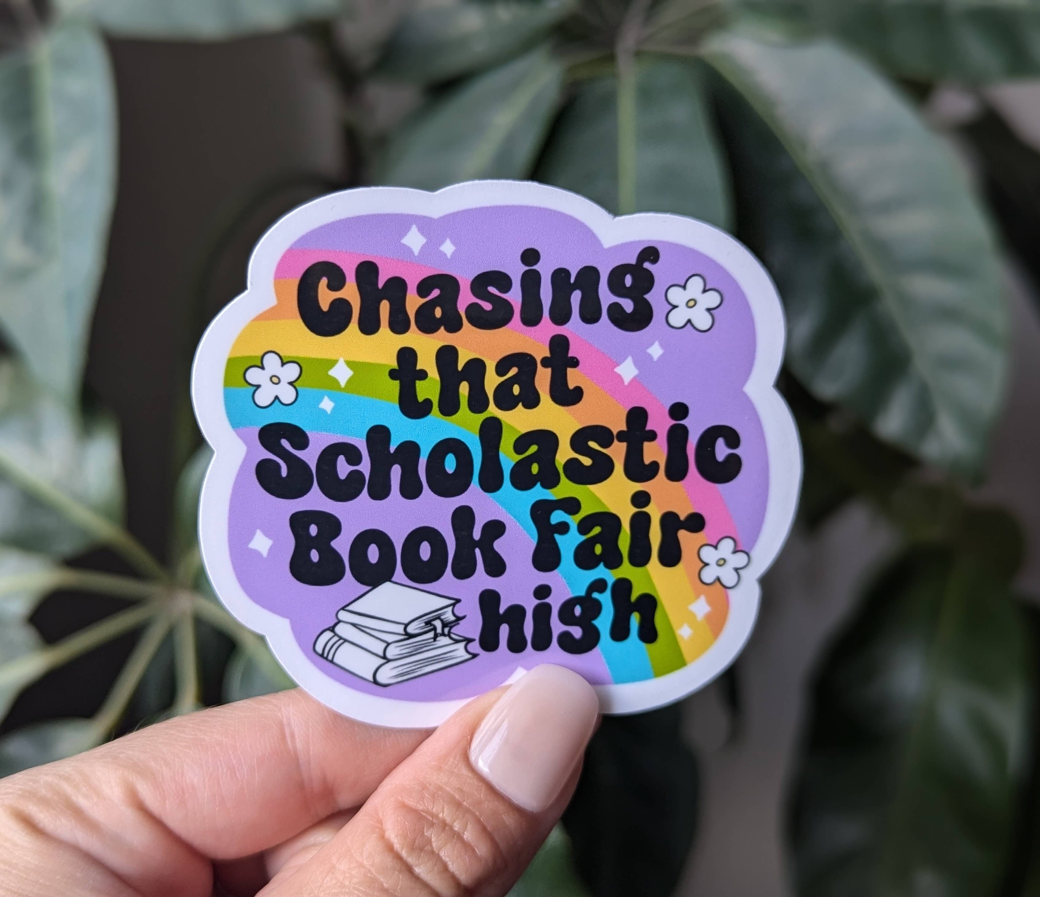 Moonlit Creations - Wholesale Sticker - Chasing that scholastic book fair high, nostalgia sticker