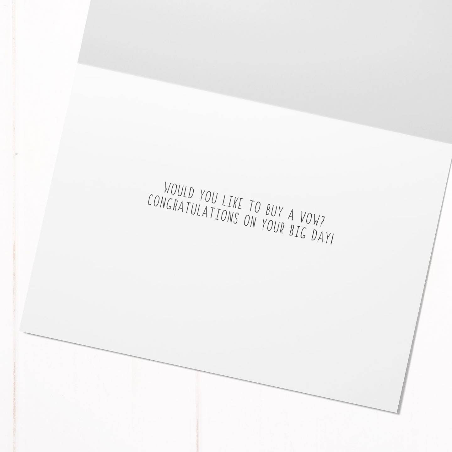 Party Napkins Co. - Wholesale Wedding Card - Buy a Vow1