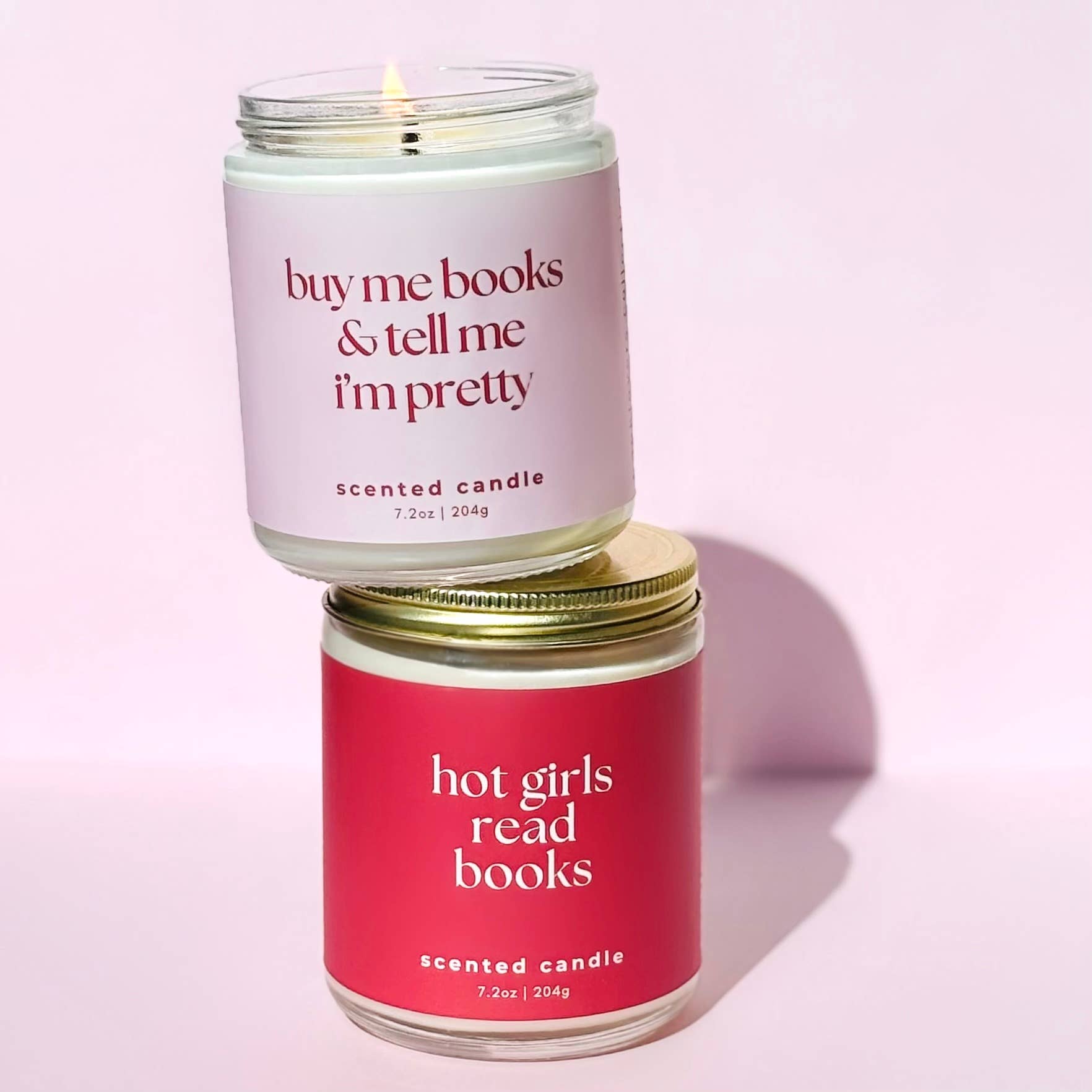 Free Ethos - Wholesale Jar/Filled Candle - Hot Girls Read Books Candle | Fall Bookish Candle6