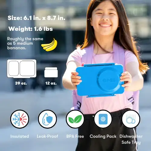 OmieLife UK – wholesale Lunch bag/box – Kids – OmieBox UP: Cosmic Blue6
