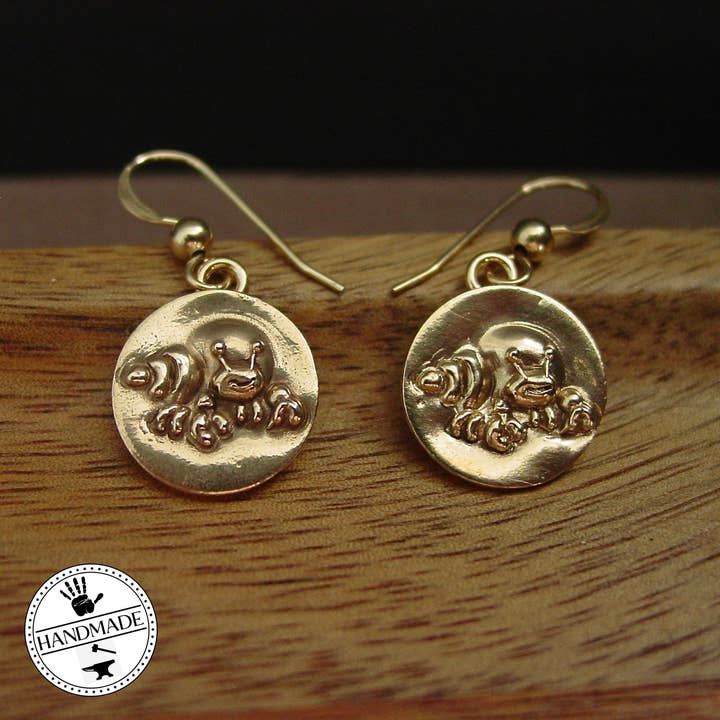 Hermit Crab Earrings - Hand-carved for wholesale by Vis a Vis Jewelry