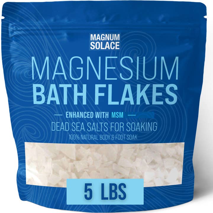 Magnum Solace - Wholesale Bath Salts - Magnesium Bath Flakes, Bath Soak/Foot Soak With MSM1