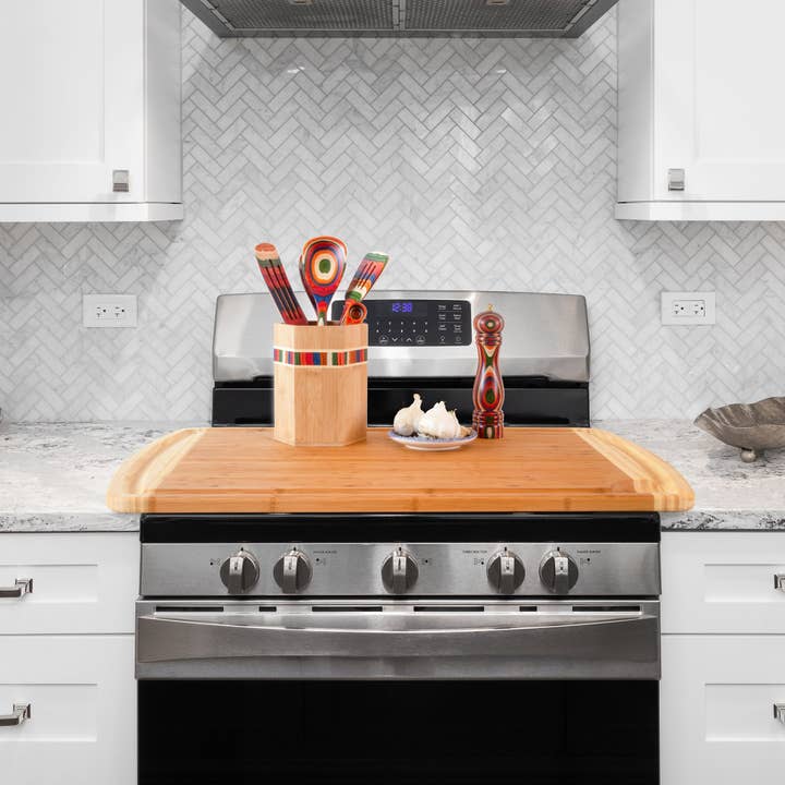 Totally Bamboo – Engroshandel Skærebræt – 600SI Stort skærebræt med Juice Groove, 30 „x 20"5