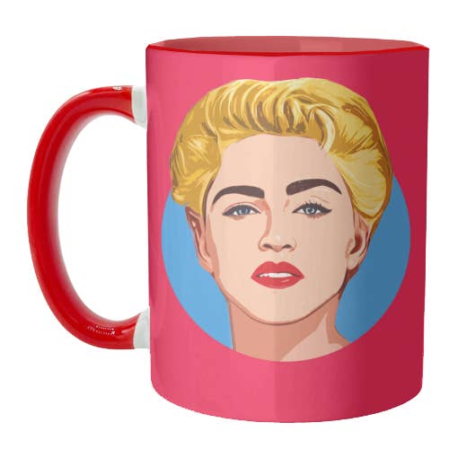 ART WOW - Wholesale Coffee Mug - Mugs 'Queen of Pop' by DOLLY WOLFE3
