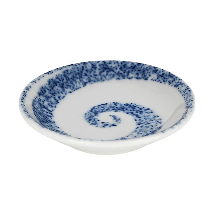 Platillo de salsa de porcelana diseño de pincelada 2oz 3.75"Diá JP (20/240) para venta al por mayor de Urban Tokyo