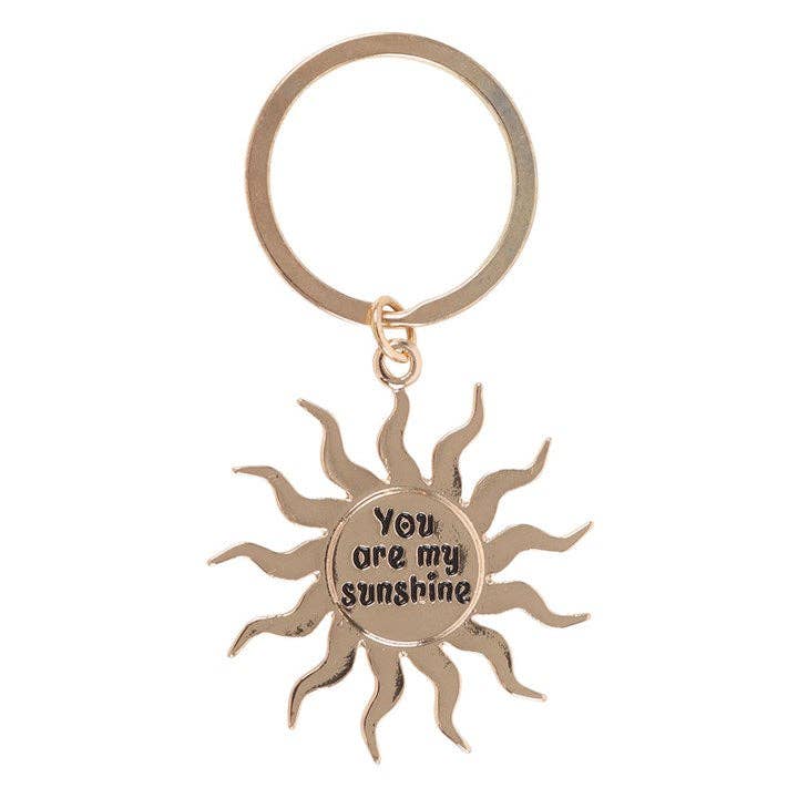 Something Different Wholesale - Wholesale Keychain - Women's - Gold Sun Keyring4