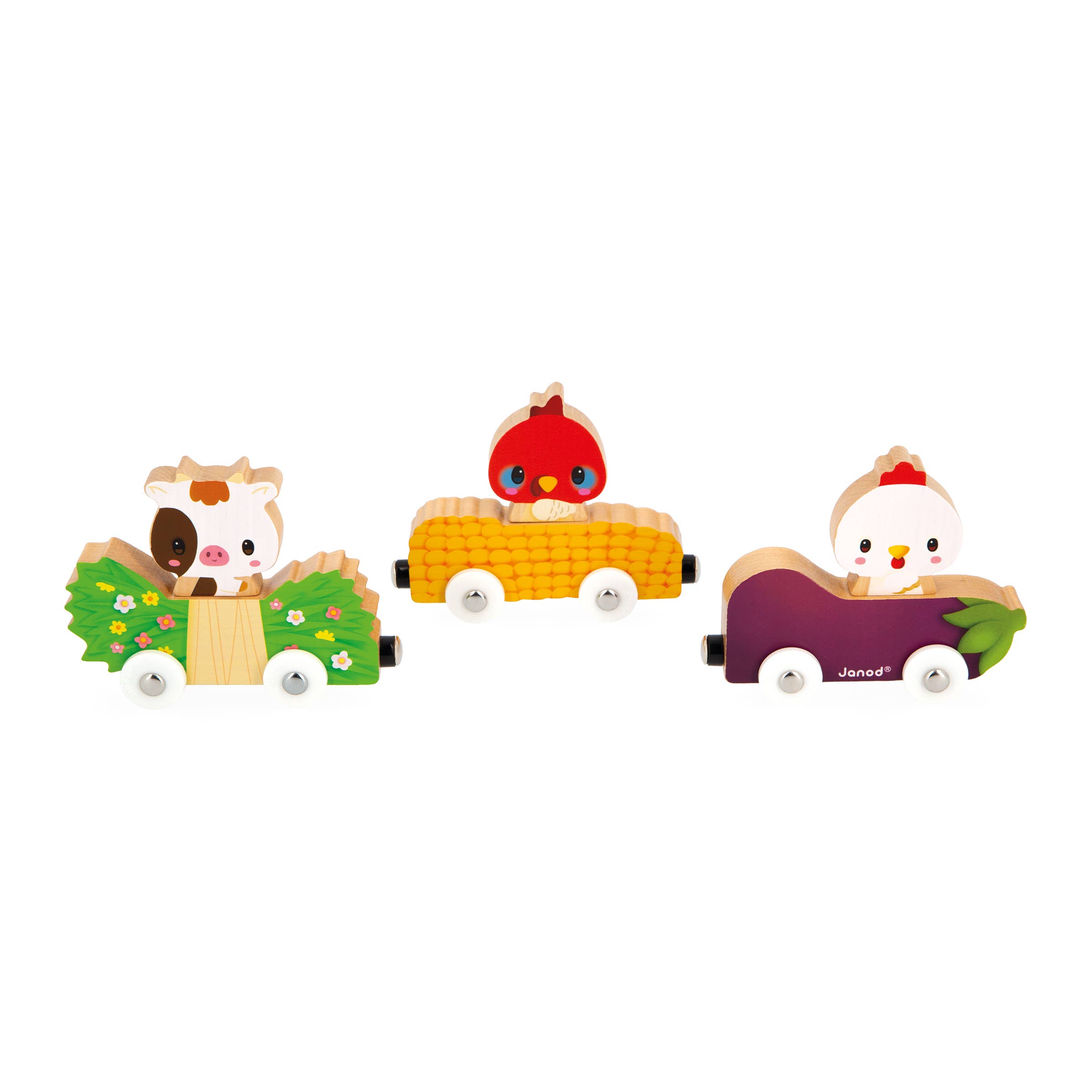Janod - Wholesale Toy Set - Kids - FARM | MAGNETIC ANIMALS | CARS & TRAIN | EARLY DEVELOPMENT1