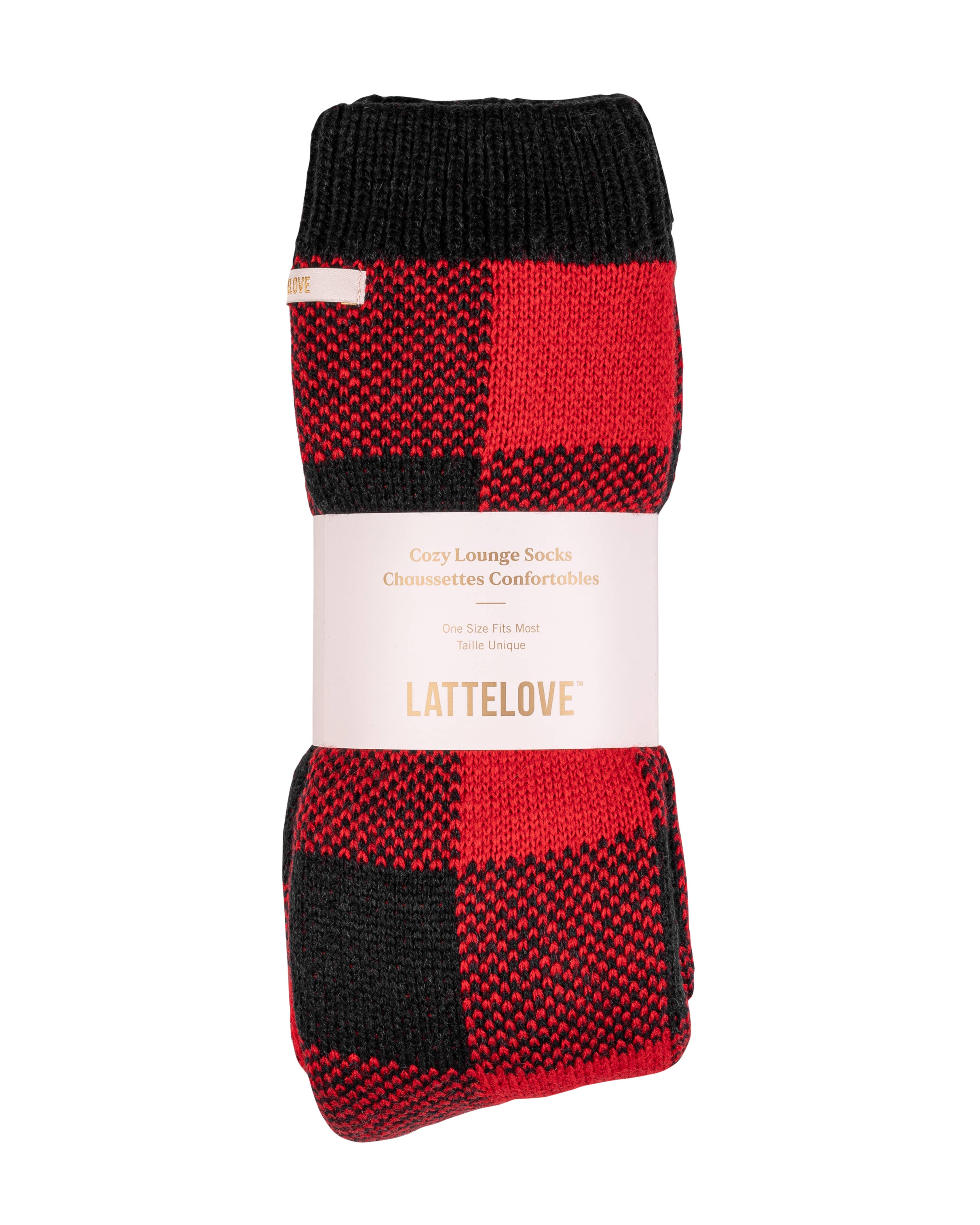 LATTELOVE – Engroshandel Strømper - Dame – BUFFALO CHECK LOUNGE SOK2