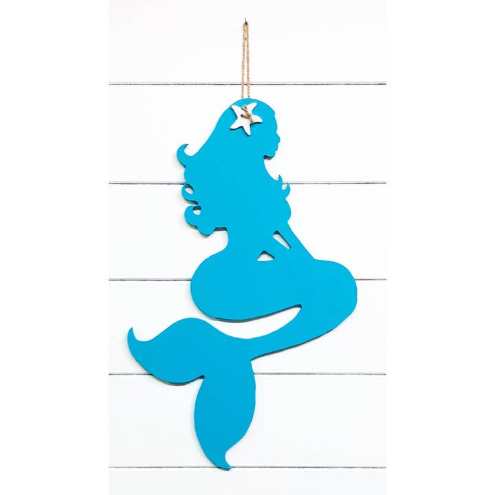 Mermaid Wood Wall Accent for wholesale by Greens Mill