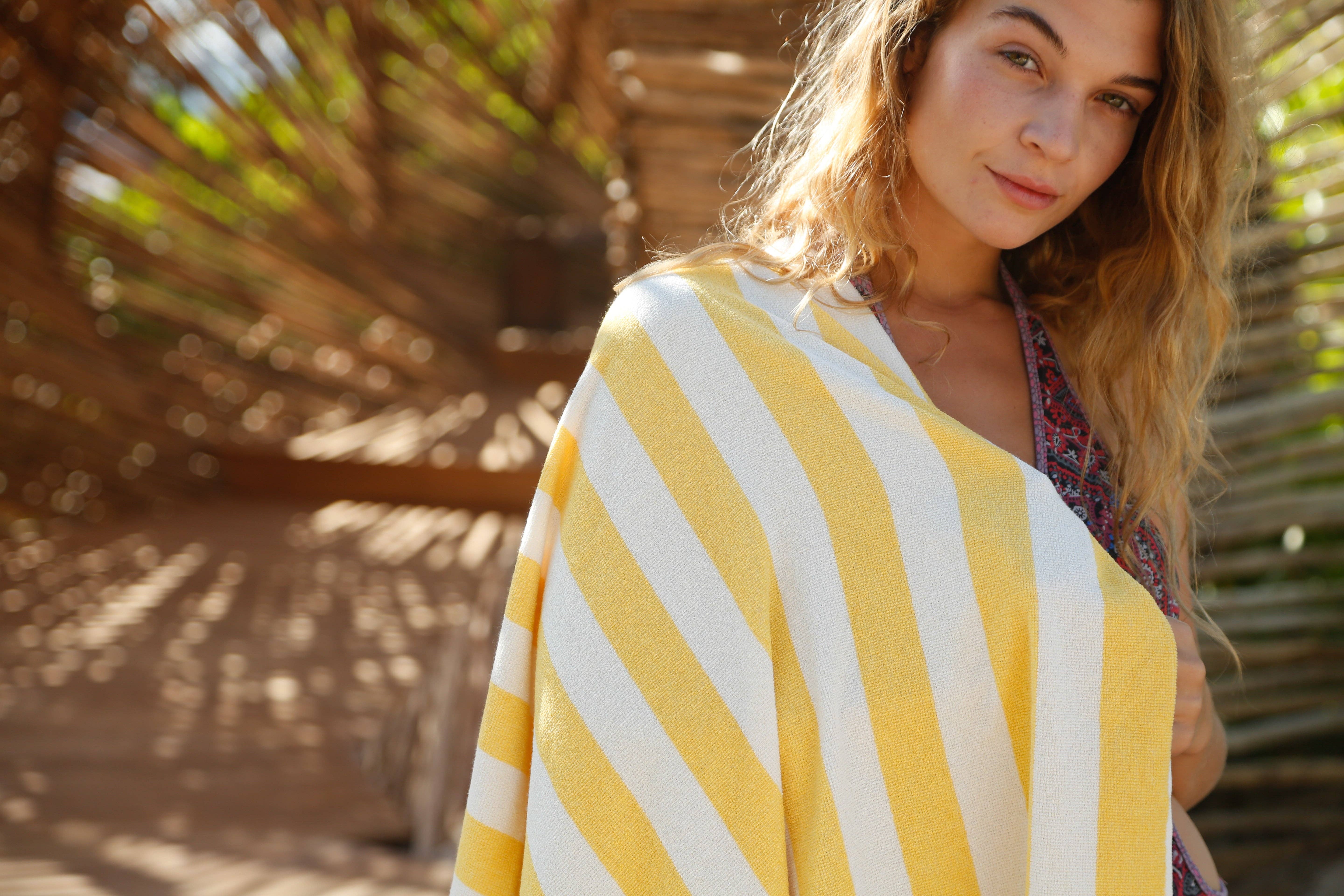 GREEN PETITION – wholesale Strandhandduk – Delmor FIT Ochre badhandduk14