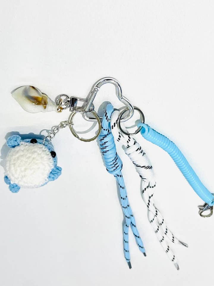 Fish hook keychain for wholesale by SHEERA