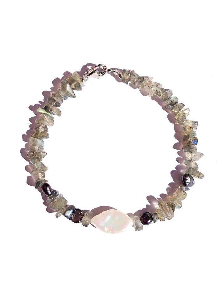 Fly Me to The Ocean Labradorite Bracelet for engroshandel hos Holi Editions
