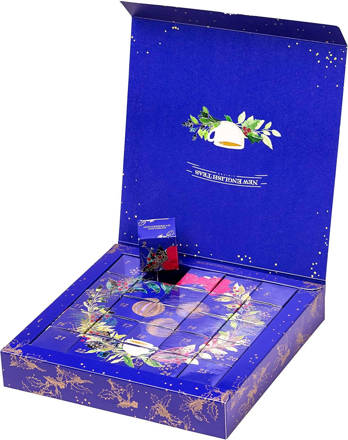 mOrganics Beauty - Wholesale Tea Bags - New English Teas Tea Advent Calendar 75g - 50 Teabags1