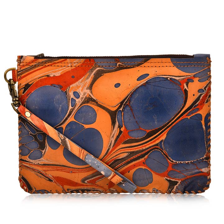 Laila polszakje - gemarmerd leer voor wholesale door STUDIO CALEIDOSCOPE